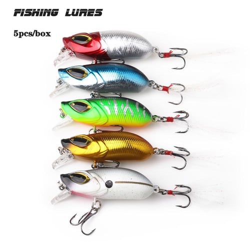12.5cm-24.5g Fishing Lure With Treble Hooks Artificial Crank Hard Bait Crankbait  Fishing Tackle For Fishing Lover 