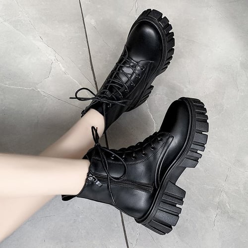 Cute chunky outlet boots