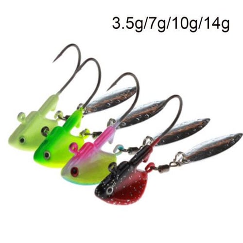 MUQZI Sports Accessory Stainless Steel Luminous Fishing Lures Bait Tackle  Tools with Rotating Sequins - buy MUQZI Sports Accessory Stainless Steel  Luminous Fishing Lures Bait Tackle Tools with Rotating Sequins: prices,  reviews