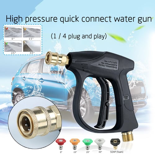 Multipurpose Car Wash Foam Gun for Car Wash Kit M22-14mm and Quick