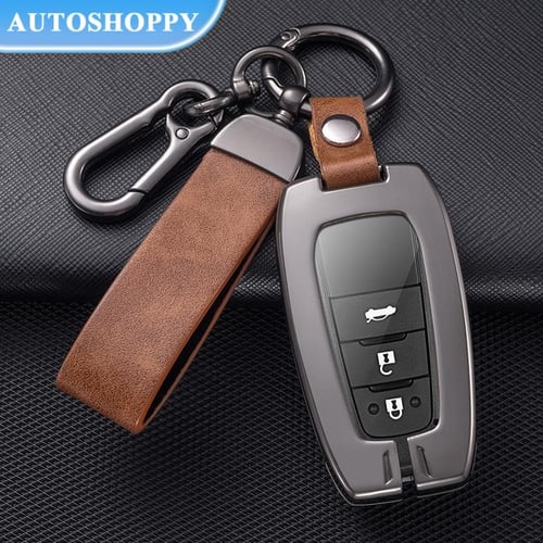 2 Buttons Car Key Cover Case For Prius Corolla Chr Prado Keychain