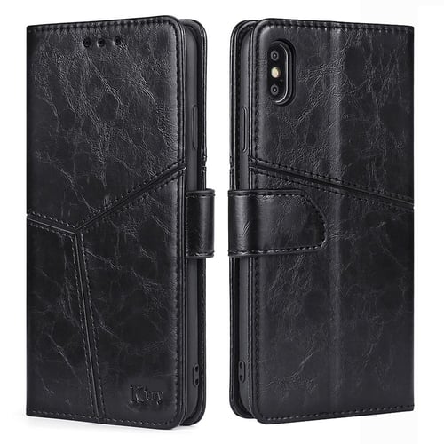 Wallet Flip Case For Samsung M01 Mobile Phone Leather Flip Cover