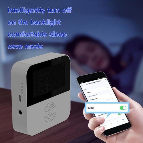 Tuya Smart Temperature And Humidity Sensor WiFi APP Remote Monitor For Smart  Home var SmartLife WorkWith Alexa Google Assistant