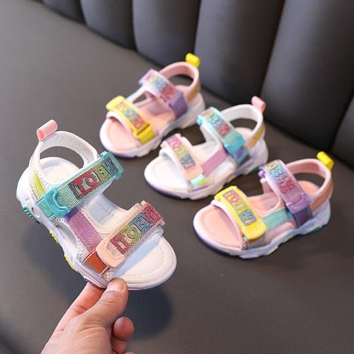Sandals Summer Kids Shoes Fashion Light Soft Flats Baby Girl