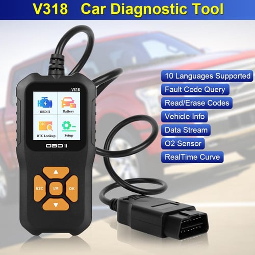 OBD2 Scanner Read Vehicle Information Car Diagnostic Tool Check