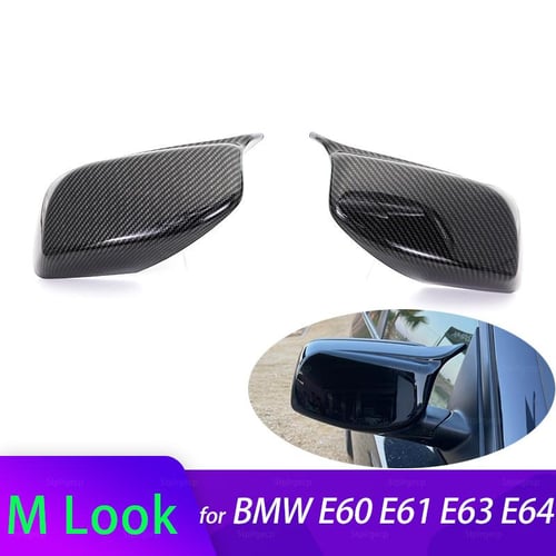 Carbon Fiber Car Rear View Door Wing Mirror Side Mirror Cover Caps
