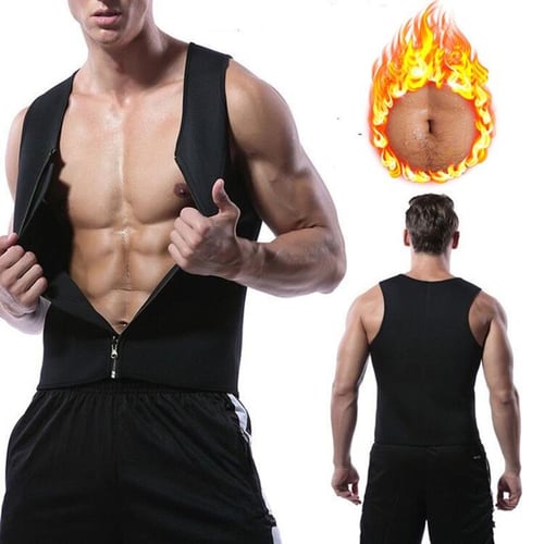 Men Weight Loss Slimming Body Shaper Waist Trainer Vest Corset