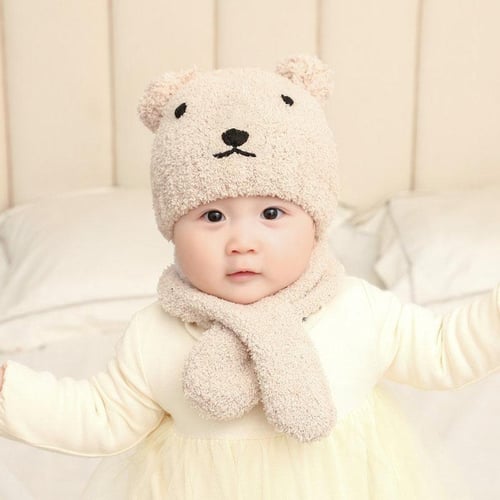 Baby hat scarf and deals gloves set