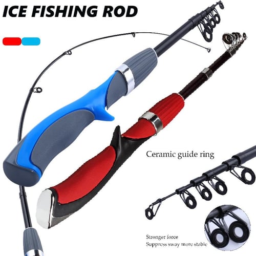 Telescopic Spinning Rod Carbon Fiber Fishing Pole Ice Fishing Pole