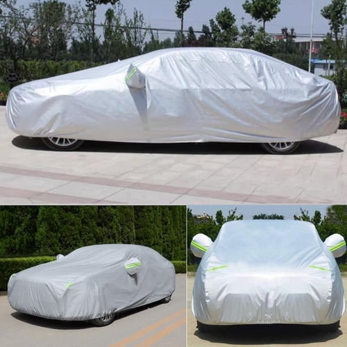 Full Car Cover Rain Frost Snow Dust Waterproof Protect For Peugeot