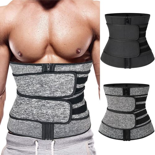 Cheap Men Slimming Body Shaper Waist Trainer Trimmer Belt Corset For  Abdomen Belly Shapers Tummy Control Fitness Compression Shapewear