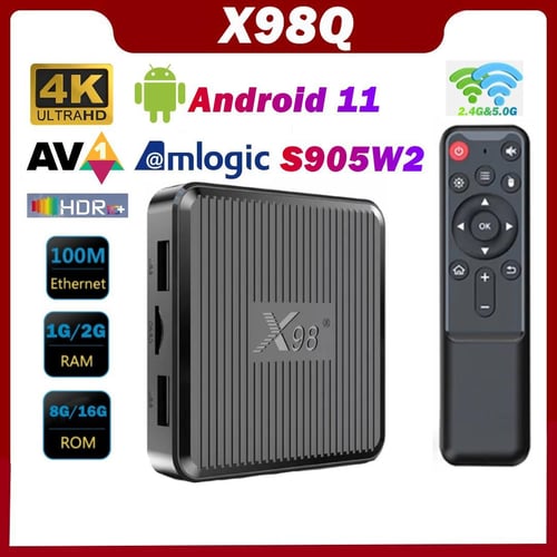 Tanix W2 Android 11 TV Box Amlogic S905W2 Dual WiFi Bt 2GB 16GB