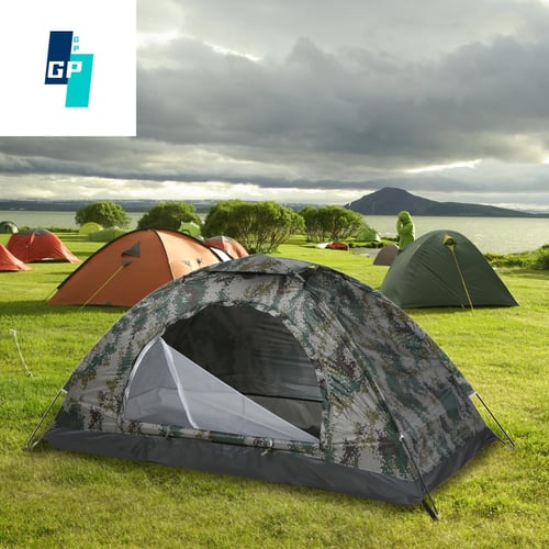 Ultralight Camping Tent, Single Layer, Portable Tent, Anti-UV