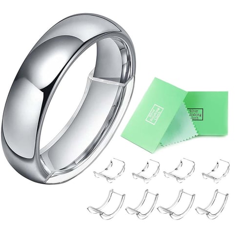 52/20/10/5 PCS Full Set Transparent Invisible Clear Ring Size Adjuster  Resizer Loose Rings Reducer Ring Sizer Fit Any Rings Jewelry Tools 4 Types