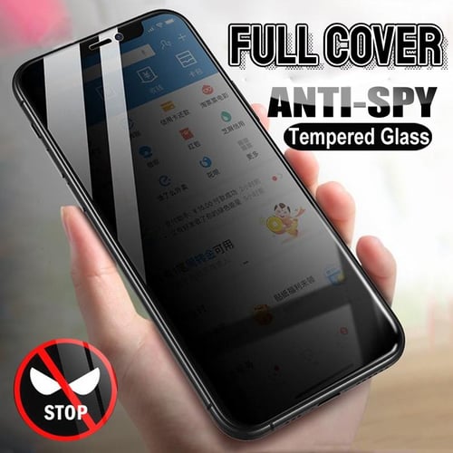 Anti Spy Tempered Glass For iPhone 11 Pro 12 mini XS Max X XR Privacy  Screen Protector for iPhone 7 8 6 6S Plus Safety Glass Full Cover Antispy  Film - buy