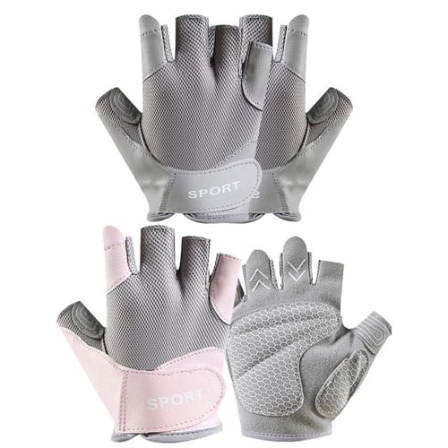 Cycling Gloves for Kids Boy Breathable Half Finger Gloves Mitten