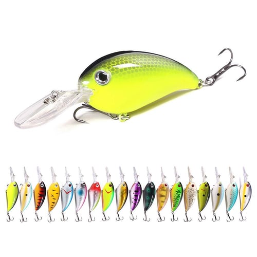 Yediao 1pcs Shallow Diving Crankbait with Sharp Hook 10cm 14g