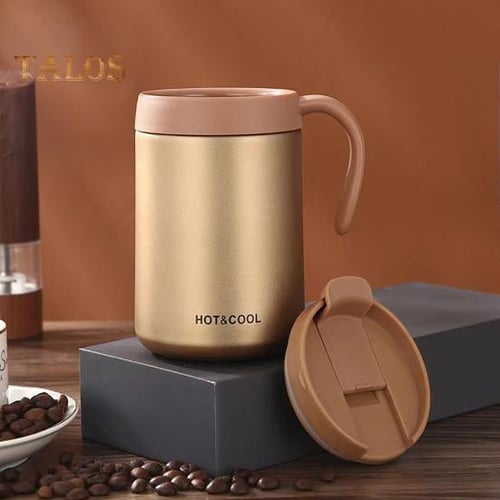 380ml Stainless Steel Coffee Cup Thermal Mug Garrafa Termica Cafe Copo  Termico Caneca Non-slip Travel