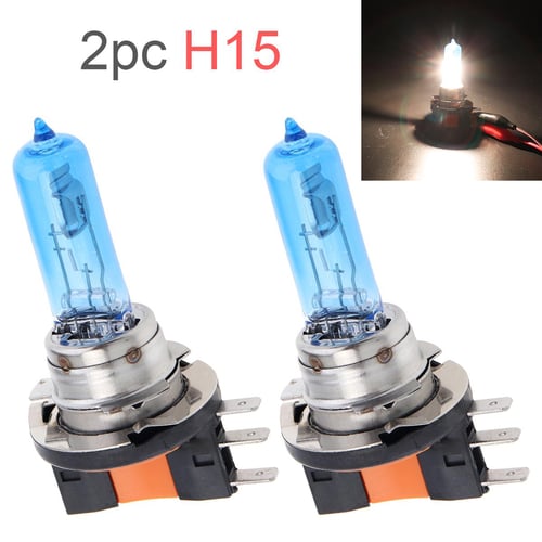 H15 Halogen Bulb Lights For Car 12v 55w 6000k Super Brights White