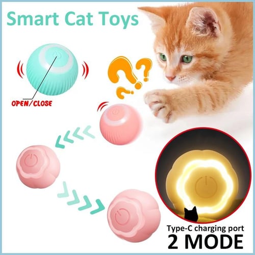 Self rolling sales ball for cats