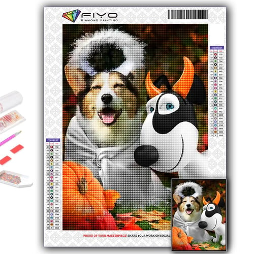 Diy Diamond Painting,embroidery Diamond,painting Dog,diamond