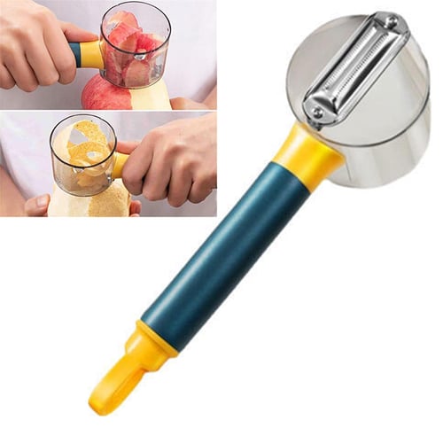 Fruit Vegetable peeler 3 In 1 with storage box peeling knife  Multifunctional stainless steel household peeler for fruit and vegetable