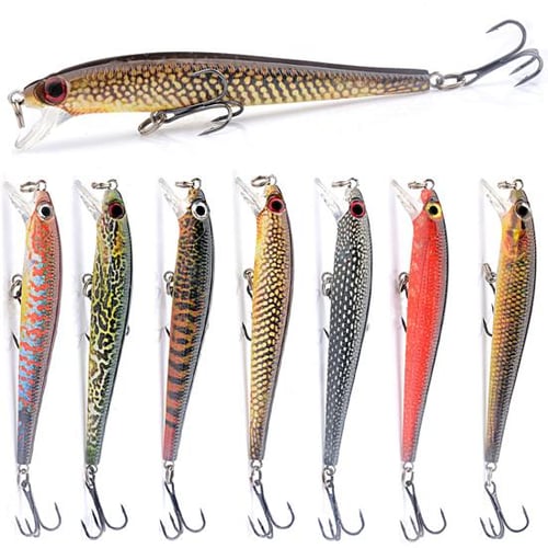 15g/5cm Fishing Bait Bright Color Realistic Looking 3d Simulation