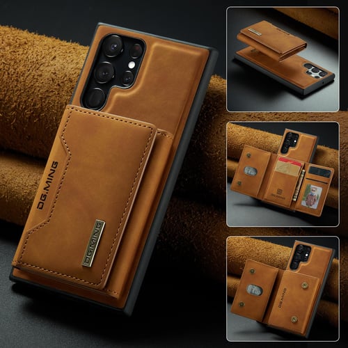 DG.Ming Leather Flip Wallet Phone Case For Samsung S23/S22+/A73