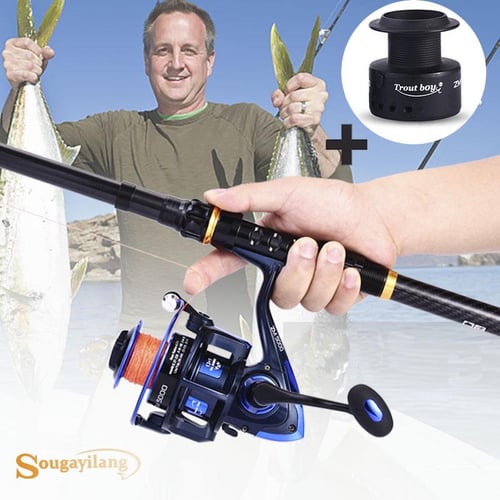 Telescopic Fishing Rod with Spinning Reel Strong and Durable