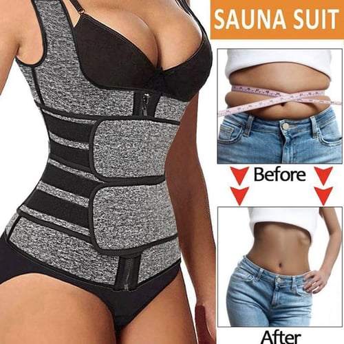 Women Sweat Sauna Vest Slimming Body Shaper Corset Neoprene Hot