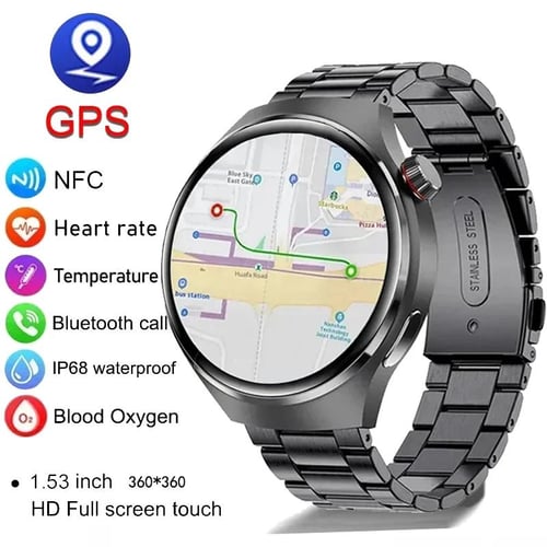 Cheap 2023 NFC Smart Watch Men GT4 Pro 390*390 HD Screen Heart