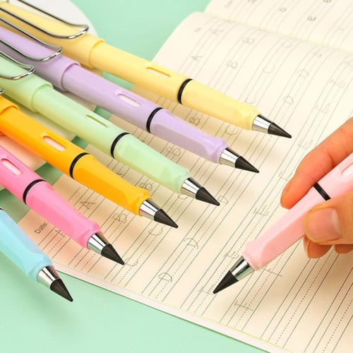 Unlimited Writing Pencil New Technology No Ink Eternal Pencils Kids Art  Sketch Painting Tools Novelty Stationery School Supplies