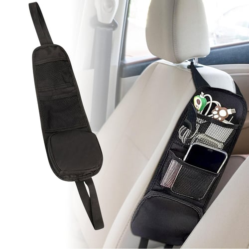 Universal Auto Car Seat Side Back Storage Bag Mesh Pocket Backseat Organizer