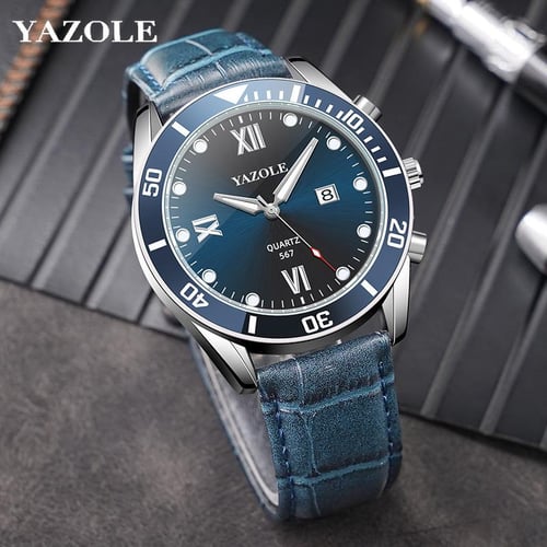 Yazole men's store watch