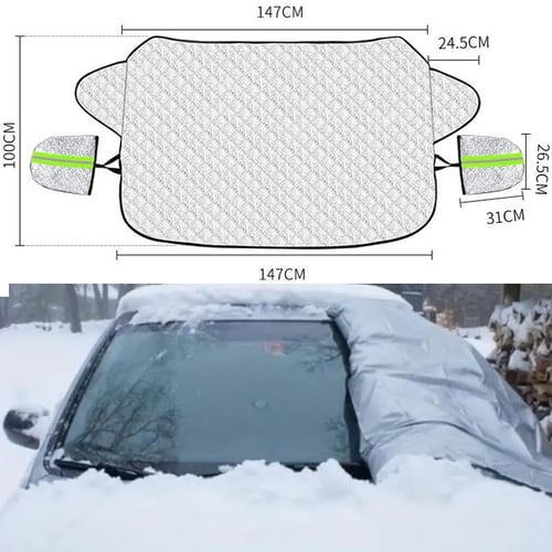 Windshield Snow Cover, Car Windshield Cover For Ice And Snow Protection For  Cars And Compact SUVs Wiper Mirror Protector Windproof Cover - buy Windshield  Snow Cover, Car Windshield Cover For Ice And