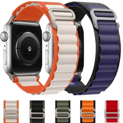 Alpine Loop Strap For Apple Watch Band 49mm 45mm 41mm 44mm 40mm Nylon  Watchband Bracelet Belt Iwatch Series 3 5 Se 6 7 8 Ultra