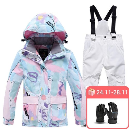 Children's Ski Suit Suit, Windproof And Waterproof, Warm And