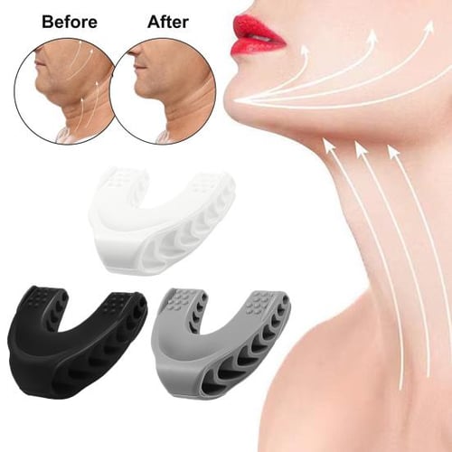 3PCS Jaw Exerciser Kit 3 Resistance Levels Silicone Jawline