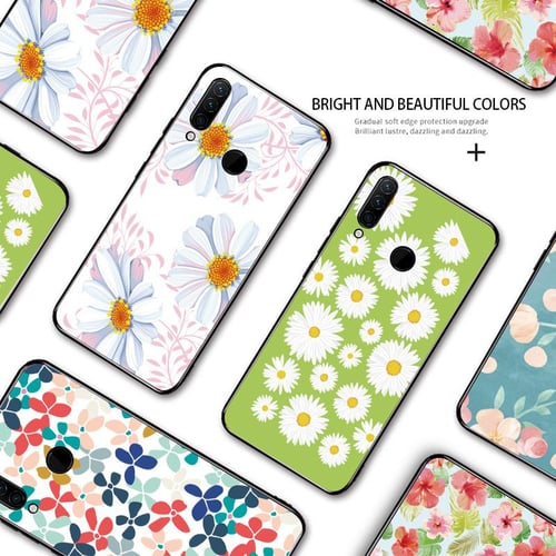 For Xiaomi Redmi 9C NFC Case Flower Soft Silicone TPU Back Cover