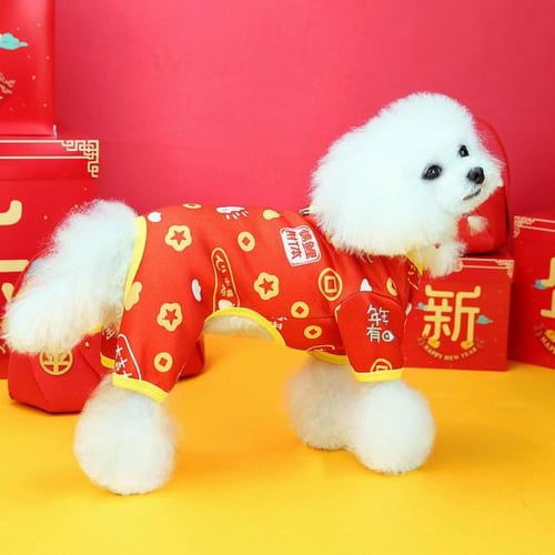 New years dog costume best sale