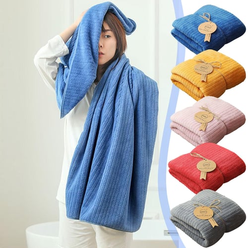 Extra Large Microfiber Bath Towel 100X200cm Soft Super Absorbent Map  Quick-drying Towels Home use