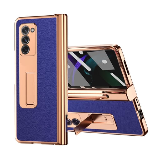 Electroplated Wallets Phone Case for Galaxy Z Fold 3 Case 