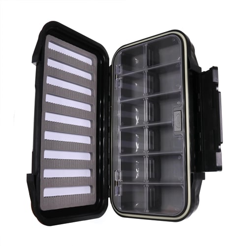 M Size Waterproof Fishing Fly Box Fly Fishing Tackle Box Small Spoon Lure  Hook Ice Jig Storage Box - buy M Size Waterproof Fishing Fly Box Fly  Fishing Tackle Box Small Spoon