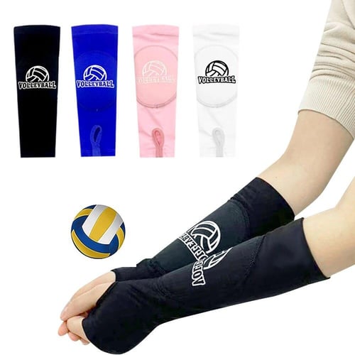 1 Pair Volleyball Arm Sleeve Gloves Forearm Compression Test