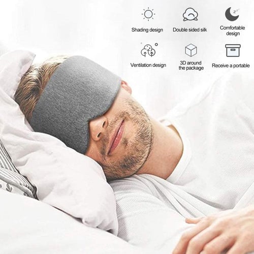 3D Sleeping Eye Mask Blindfold Sleep Aid Travel Relax Eye Cover Beauty Tool