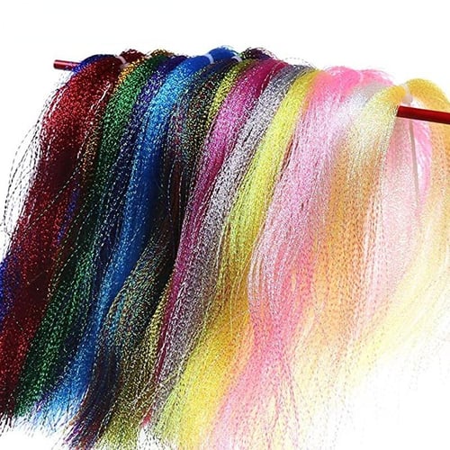 Kylebooker 5 Packs Twisted Flashabou Holographic Tinsel Fly Fishing Tying  Crystal Flash for Treble Jig Hook Lure Making Material - buy Kylebooker 5  Packs Twisted Flashabou Holographic Tinsel Fly Fishing Tying Crystal