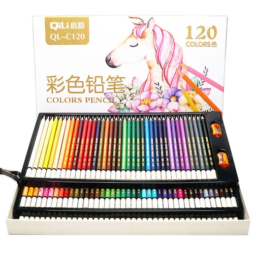 NYONI Professional Colored Pencils, Colored Pencils for Adult Coloring Set  of 120 Colors,Drawing Pencil for