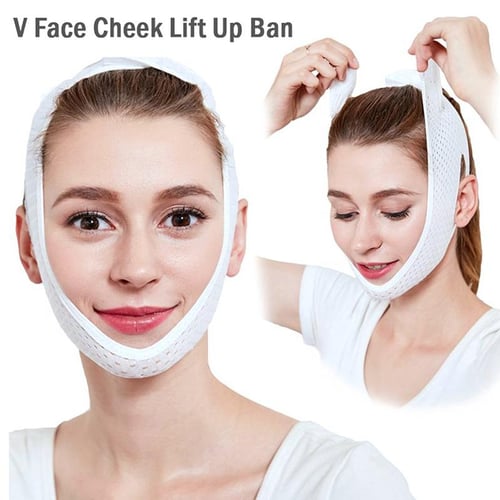 Reusable Chin Slimming Strap Face Lift Tape V Line Lifting Face Mask Double  Chin Reducer Face Neck Slimmer Jawline Shaper Anti Snoring Snore Stopper