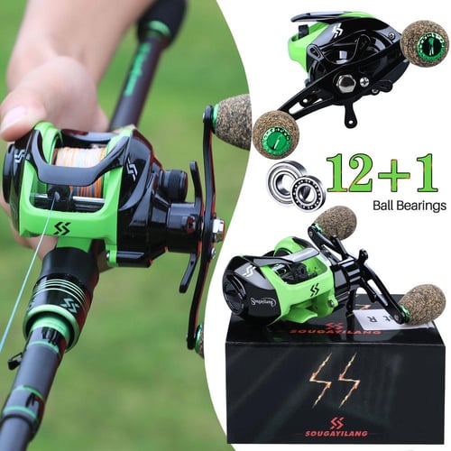Baitcasting Reel 17 +1BB 7.2:1 High Speed Smooth Fishing Reel Left/Right  Hand for Outdoor Fishing - buy Baitcasting Reel 17 +1BB 7.2:1 High Speed  Smooth Fishing Reel Left/Right Hand for Outdoor Fishing