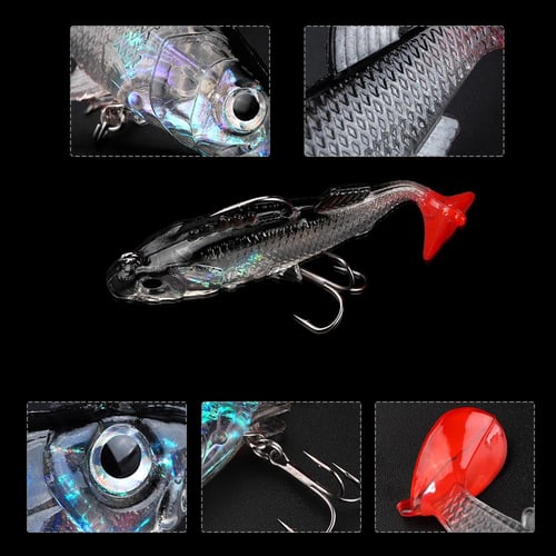 Soft Lure 16g/8g Artificial Bait Silicone Sinking Fishing Lure Sea